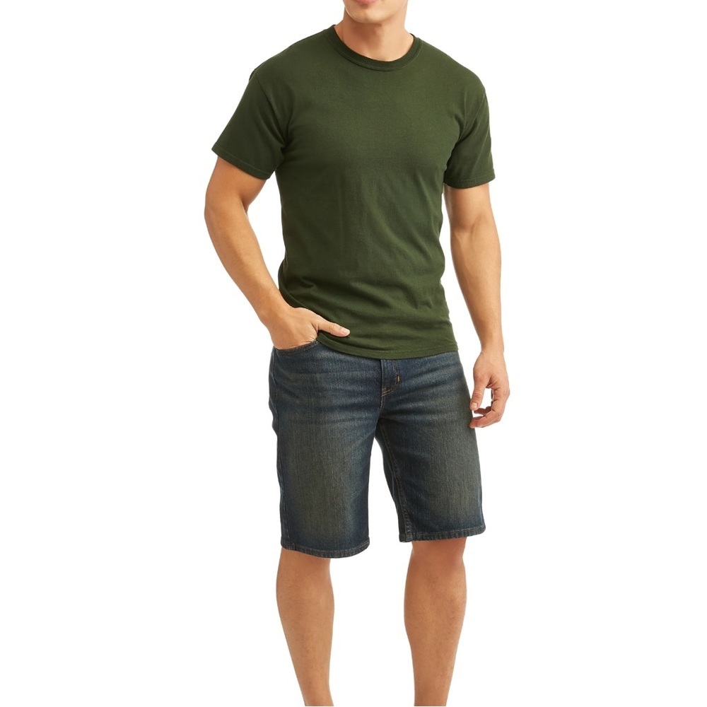 Mens George Above The Knee Denim Shorts Sz 30 NWT